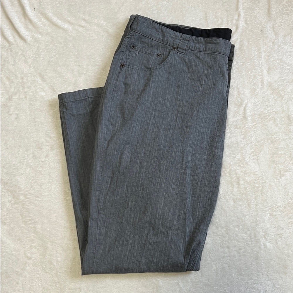 Men’s Comfort Pant 98% Cotton Grey Business Casual Office Wear Size 46/32